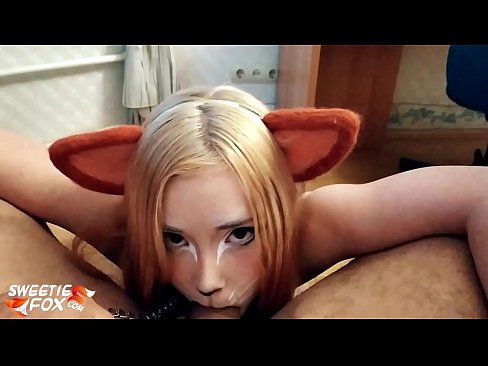 ❤️ Kitsune loro dick na kụkọba n'ọnụ ya ️❌ Anal porn ﹏